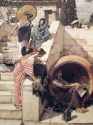 John William Waterhouse Diogenes oil